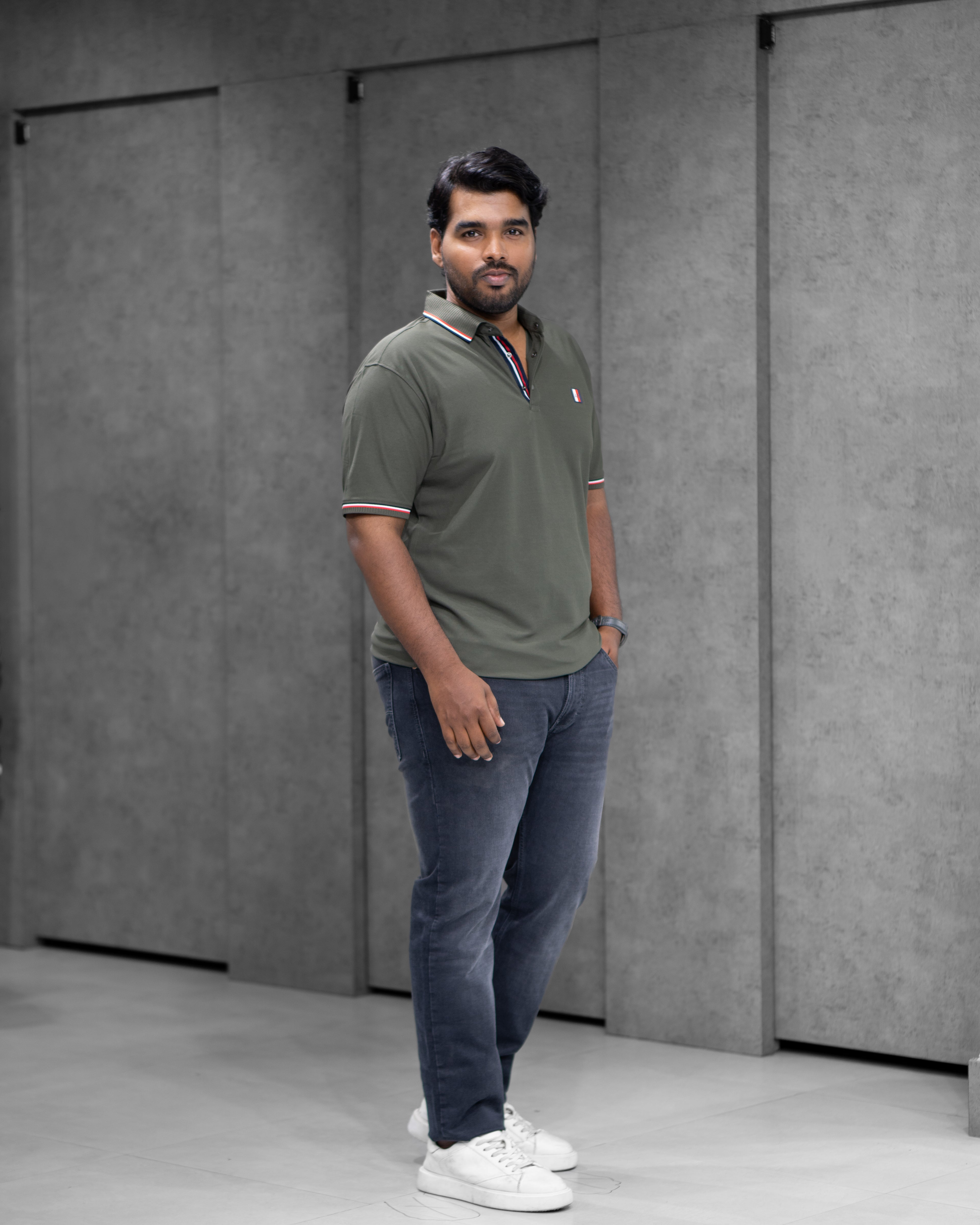 Olive Green Classic Dryfit Polo T-Shirt - Menly Clothing