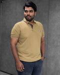 Camel Brown Classic Dryfit Polo T-Shirt - Menly Clothing