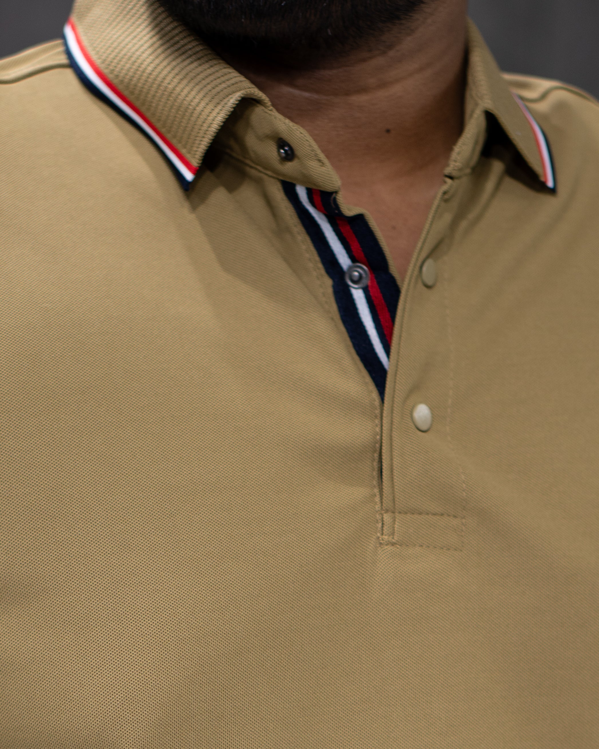 Camel Brown Classic Dryfit Polo T-Shirt - Menly Clothing