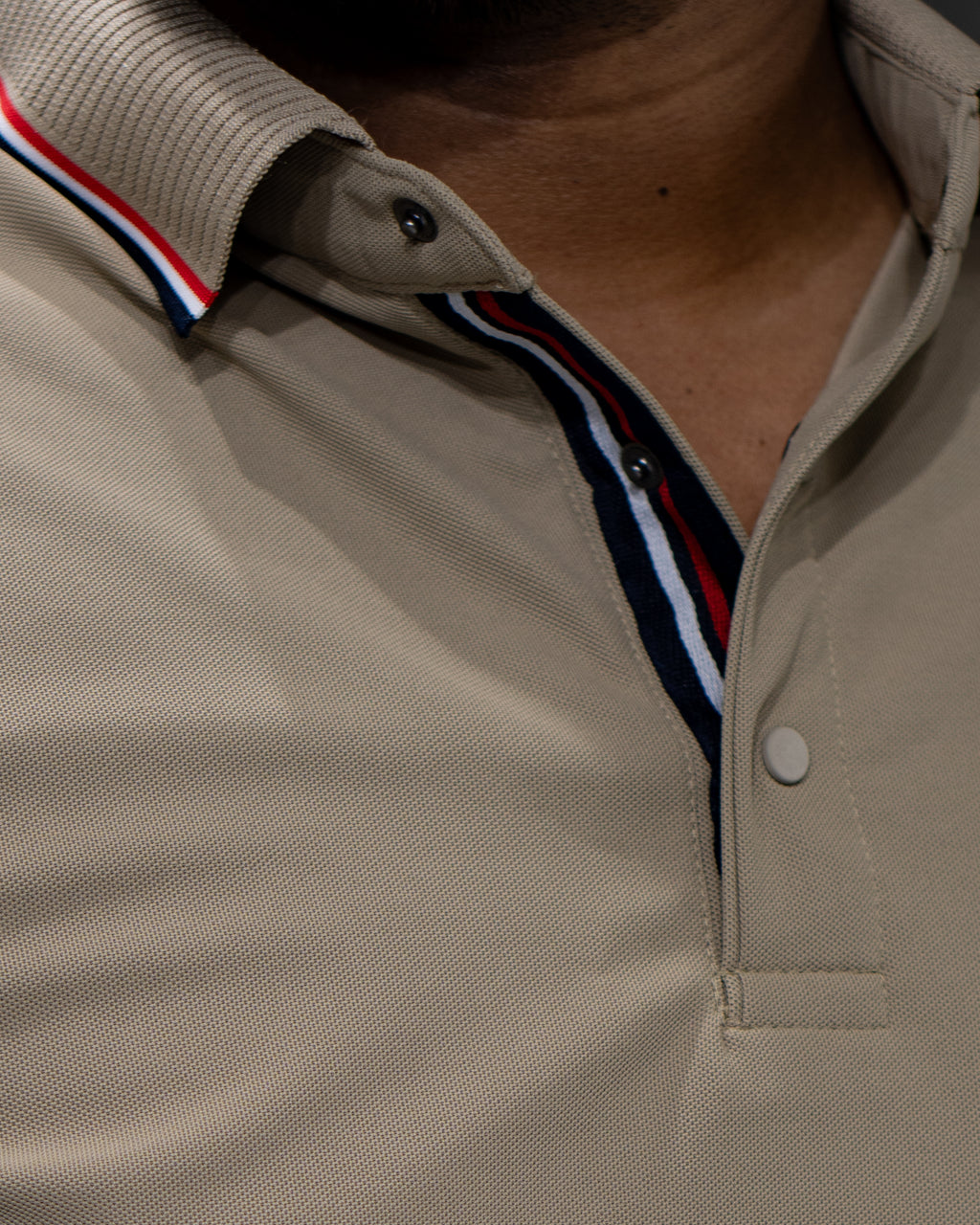 Beige Classic Dryfit Polo T-Shirt - Menly Clothing