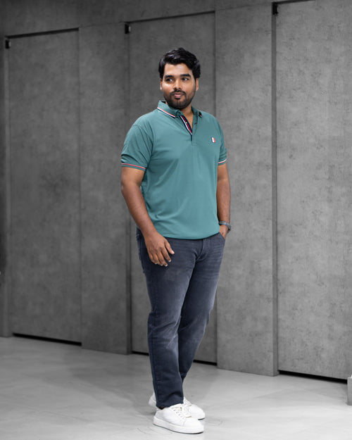 Dark Cyan Classic Dryfit Polo T-Shirt - Menly Clothing