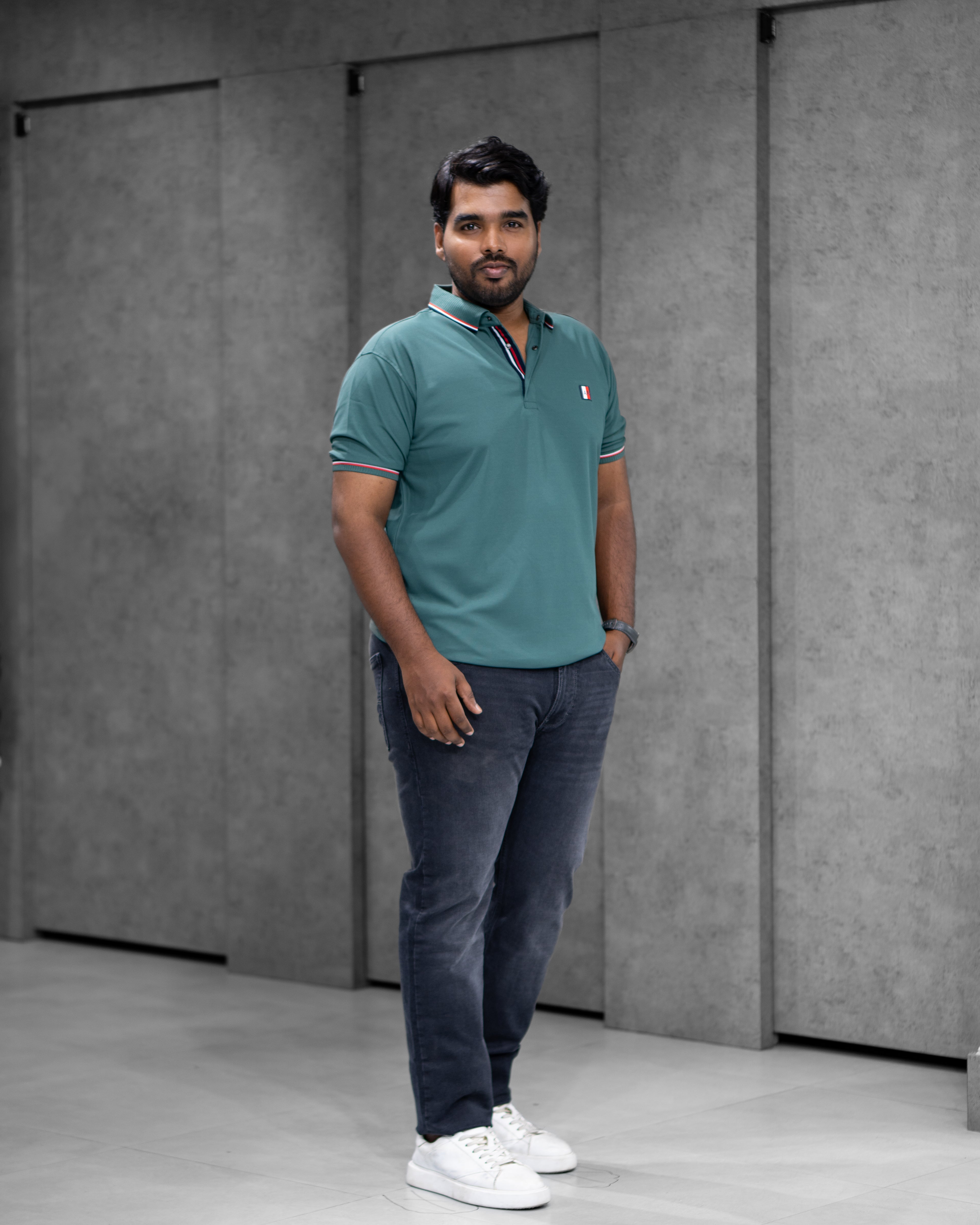 Dark Cyan Classic Dryfit Polo T-Shirt - Menly Clothing