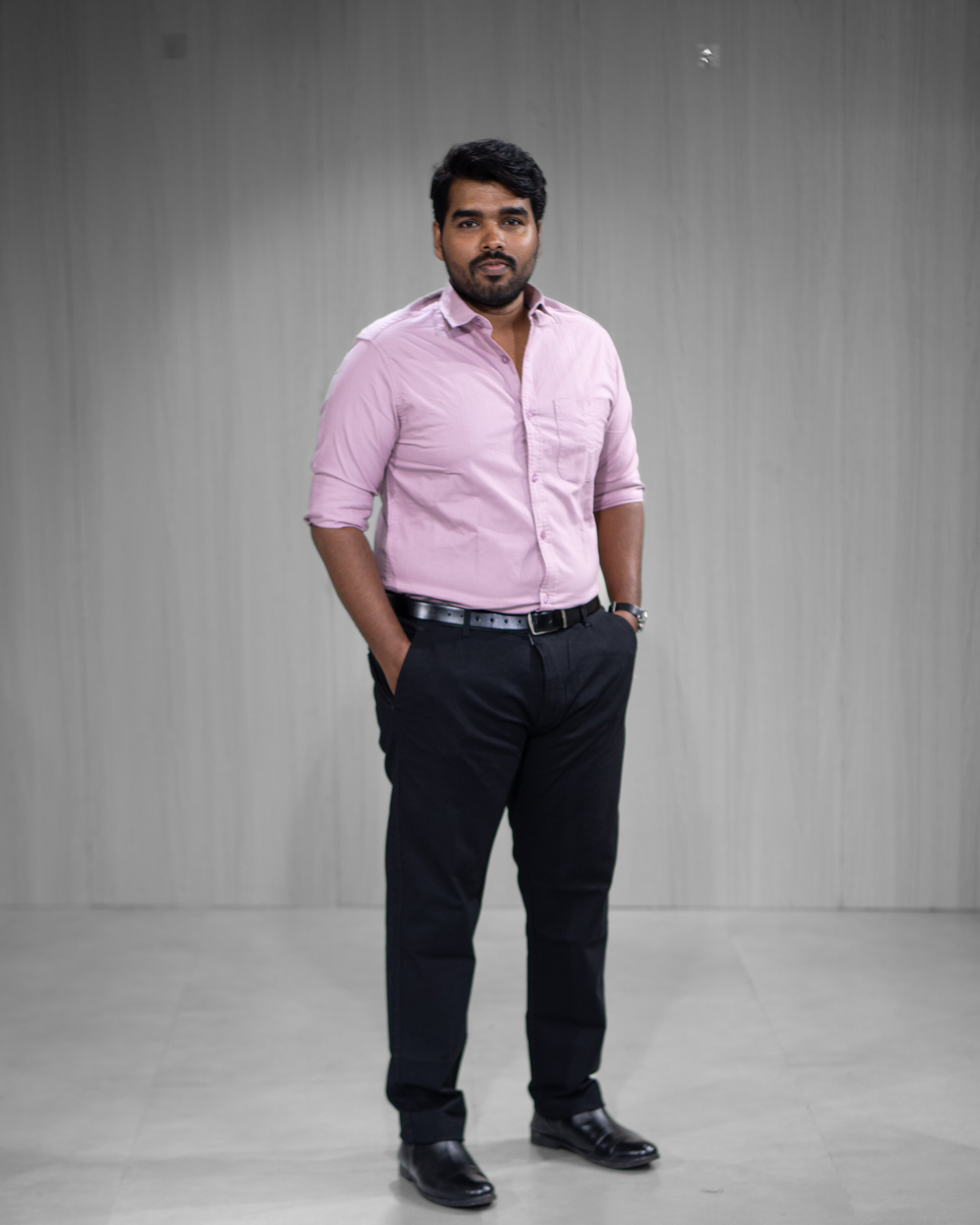 Lavender Oxford Cotton Full Sleeve Shirt - Menly Clothing