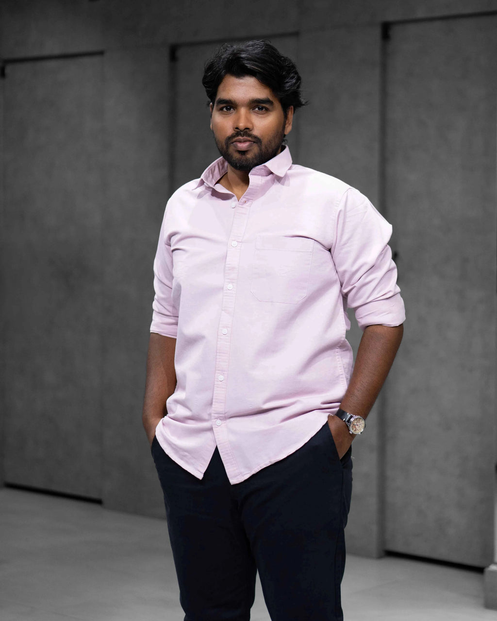 Menly White Oxford Cotton Shirt