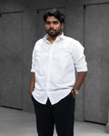 Menly White Oxford Cotton Shirt