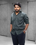 Forest Green Liquid Cotton Shirt