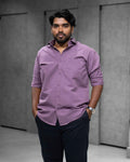 Menly Light Blue Oxford Cotton Shirt